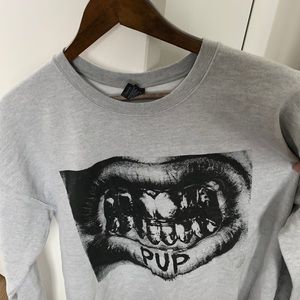 PUP band crew neck sweater